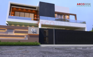 1 Kanal Beautiful Modern House Design at FGEHA G-14 Islamabad